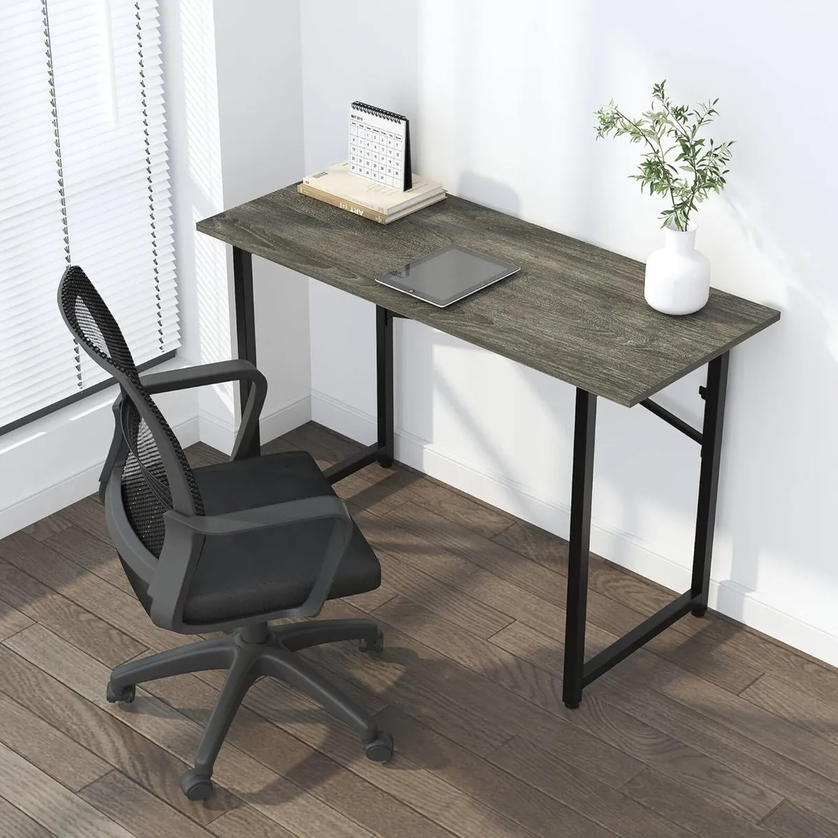 120 cm Folding Desk Writing Gaming Computer - Image 2