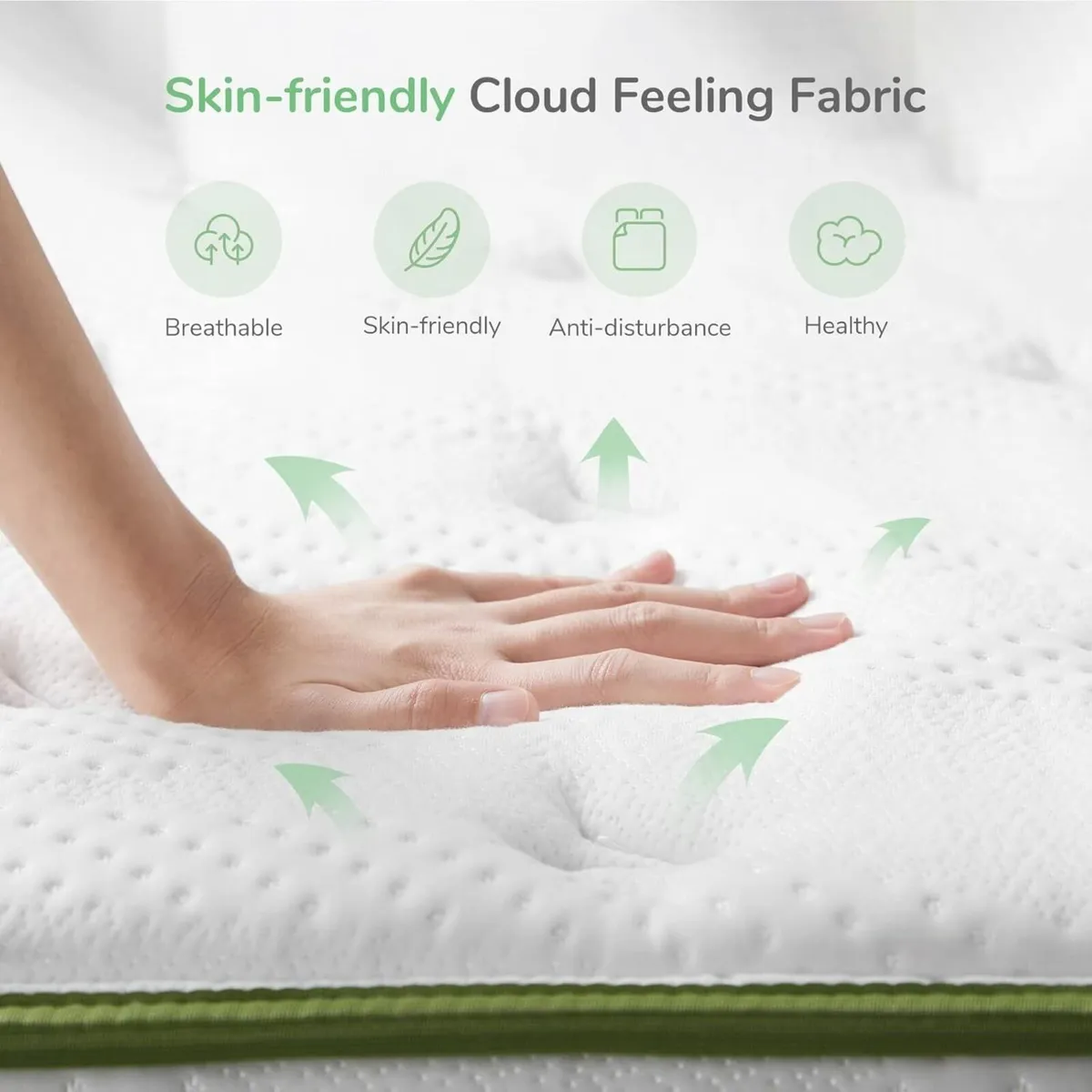 Gel Memory Foam Pocket Sprung Mattress 7 Inch - Image 4