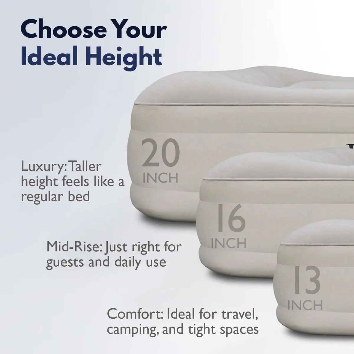 Luxury Queen Air Mattress with Built-in Pump for - Image 3