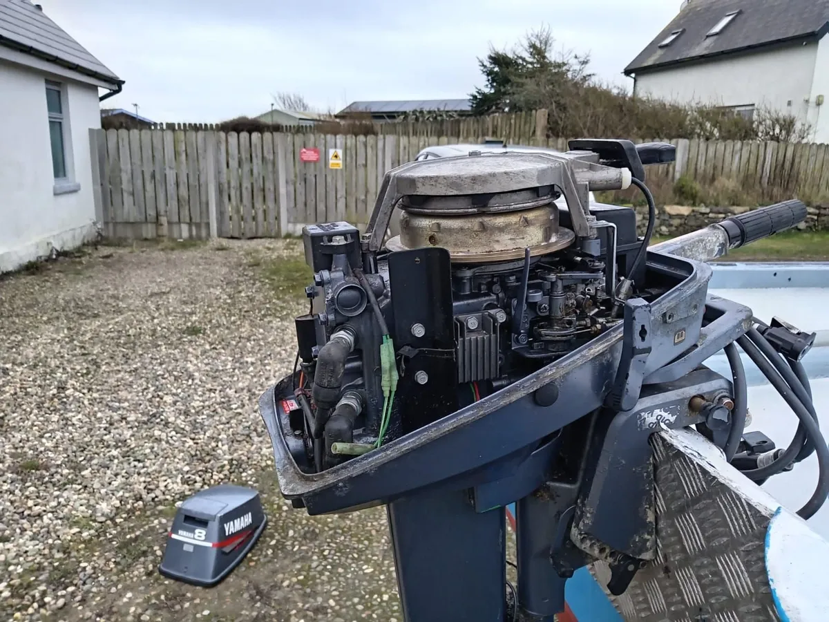 17 foot open sea boat with outboard and trailer - Image 3