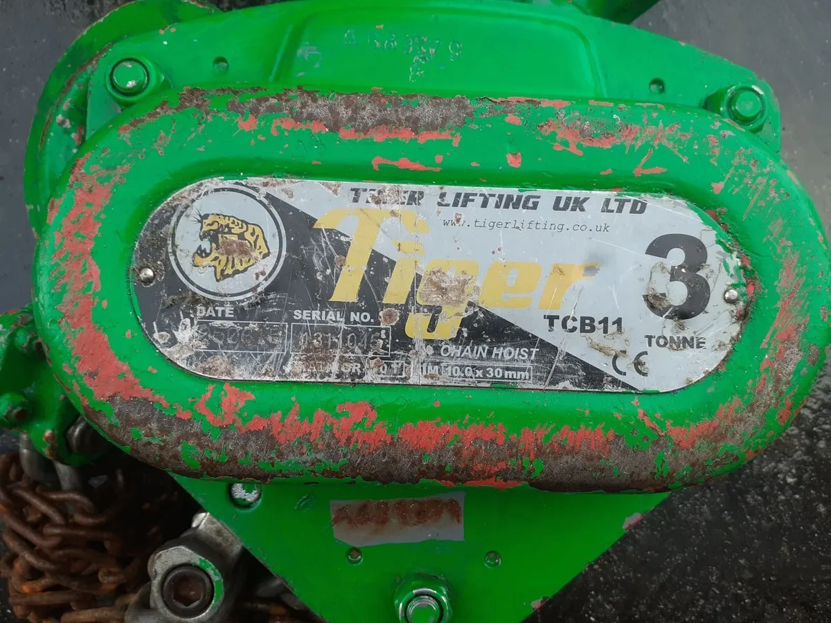 TIGER 3 TON CHAIN HOIST - Image 4