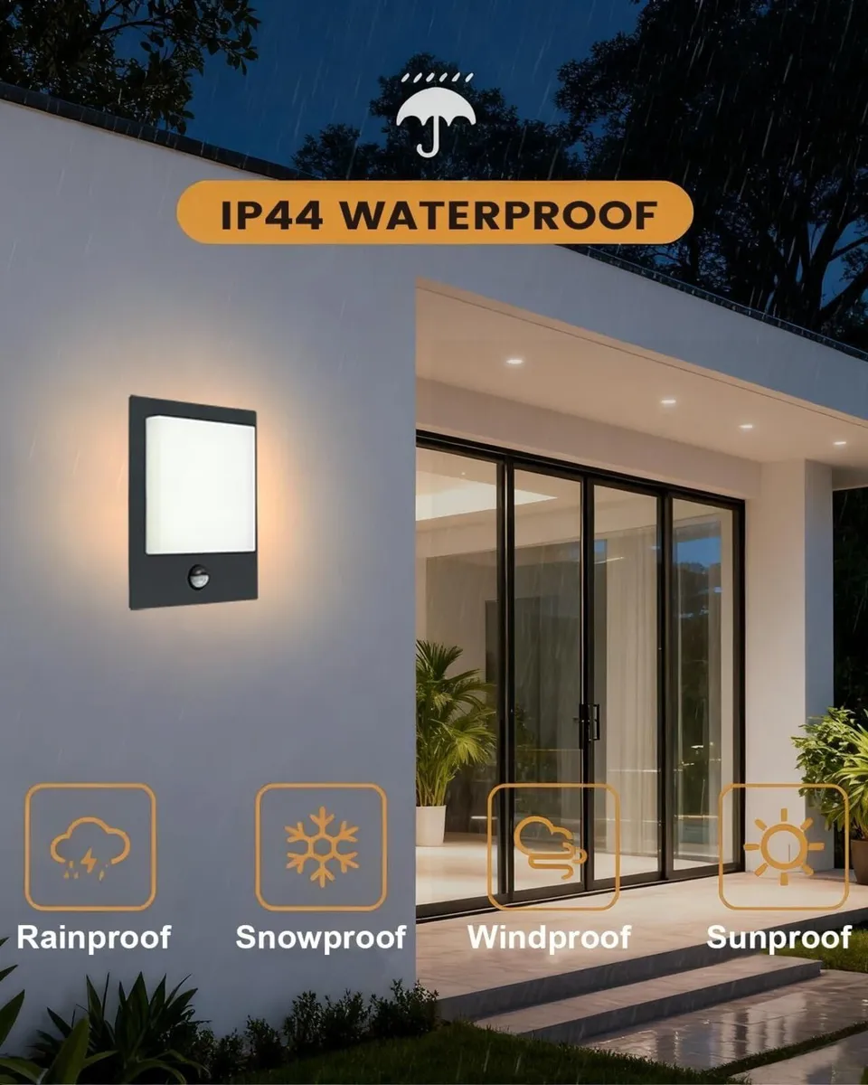 Outdoor Wall Lights with Sensor 1 x 8.5 W - Image 4