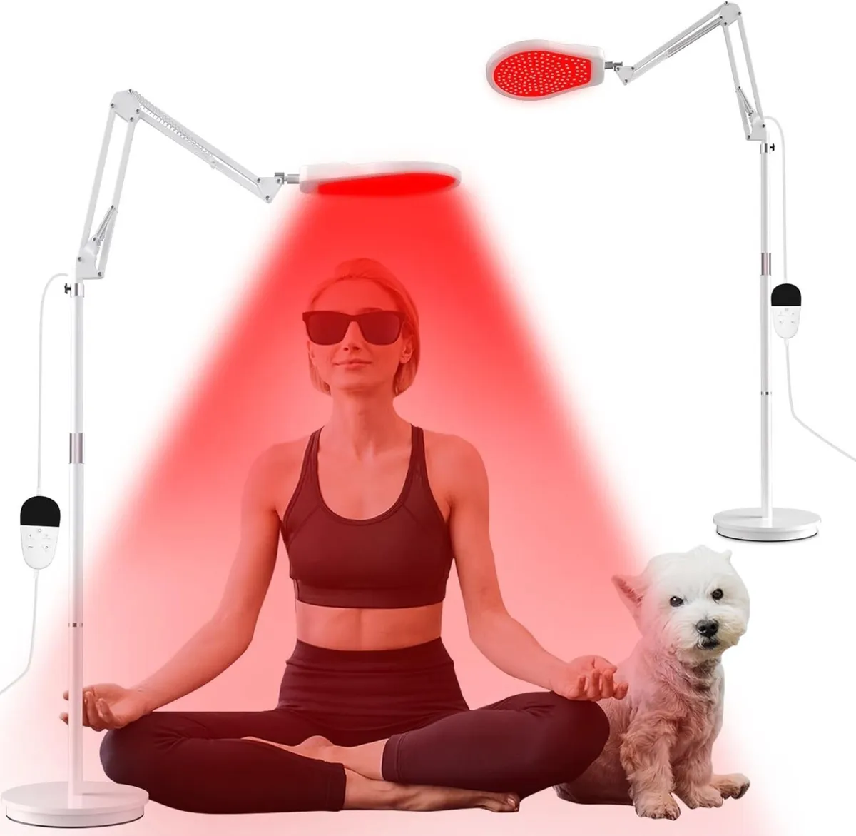 Floor Infrared Lamp Red Light 5 Brightness - Image 1