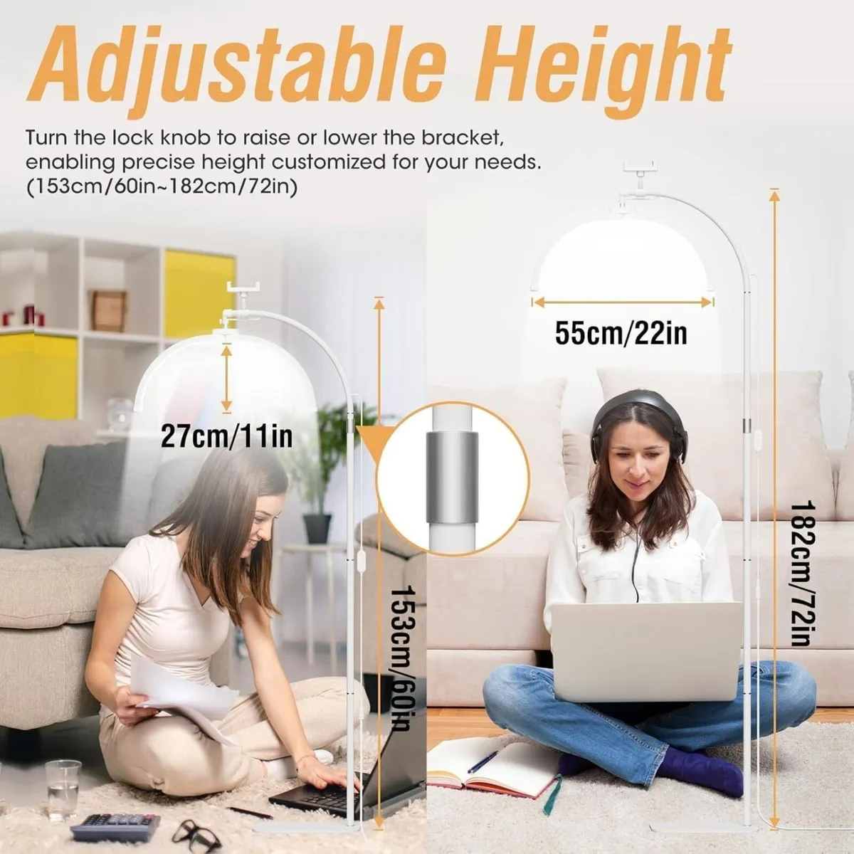 Half Moon Lamp Foldable Light with 3 Color - Image 4