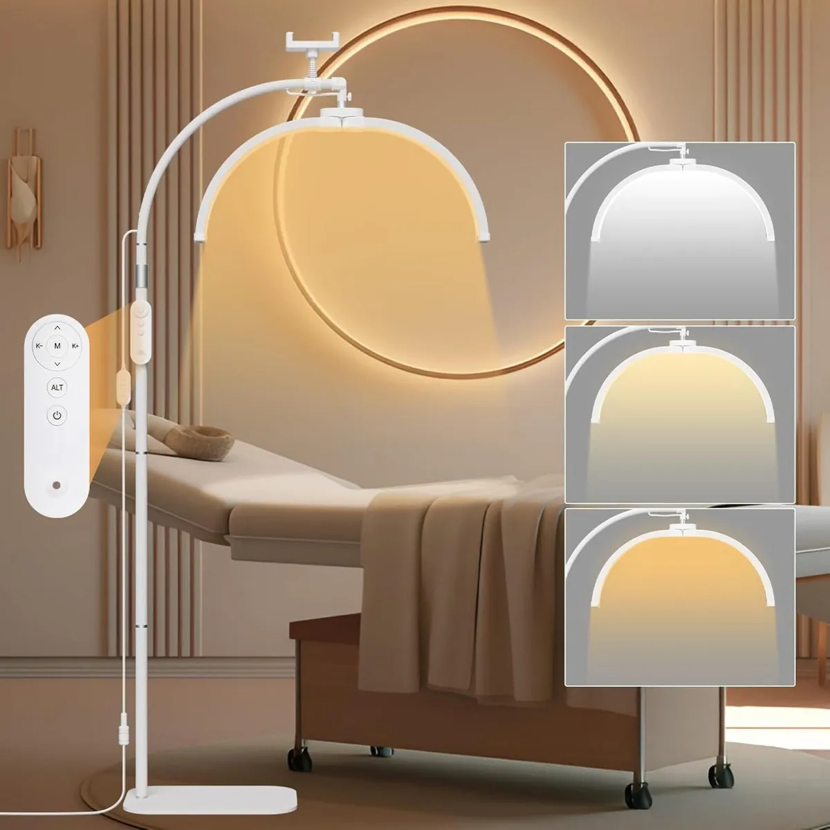 Half Moon Lamp Foldable Light with 3 Color - Image 1