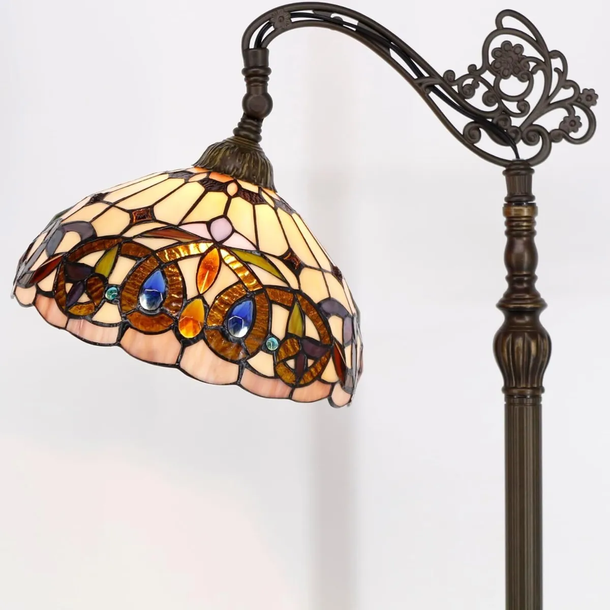 Tiffany Floor Lamp Stained Glass Serenity - Image 3