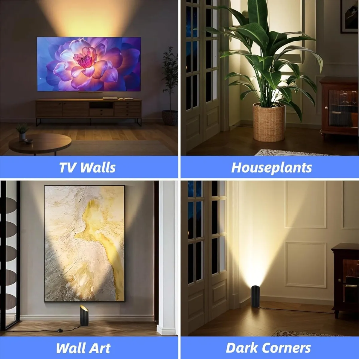 LED Floor Uplighter Spot Lights Indoor with Warm - Image 4