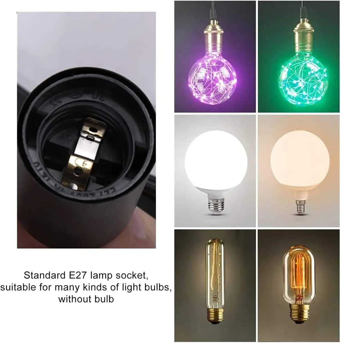 Industrial Wood Pendant 3-Head Adjustable - Image 4