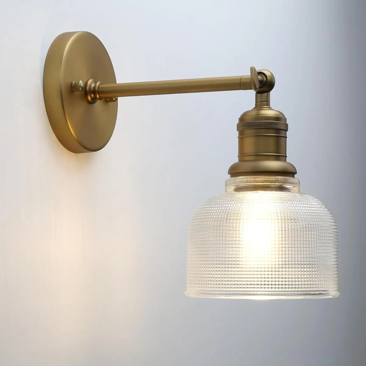 Industrial Striped Texture Glass Sconce Wall - Image 4