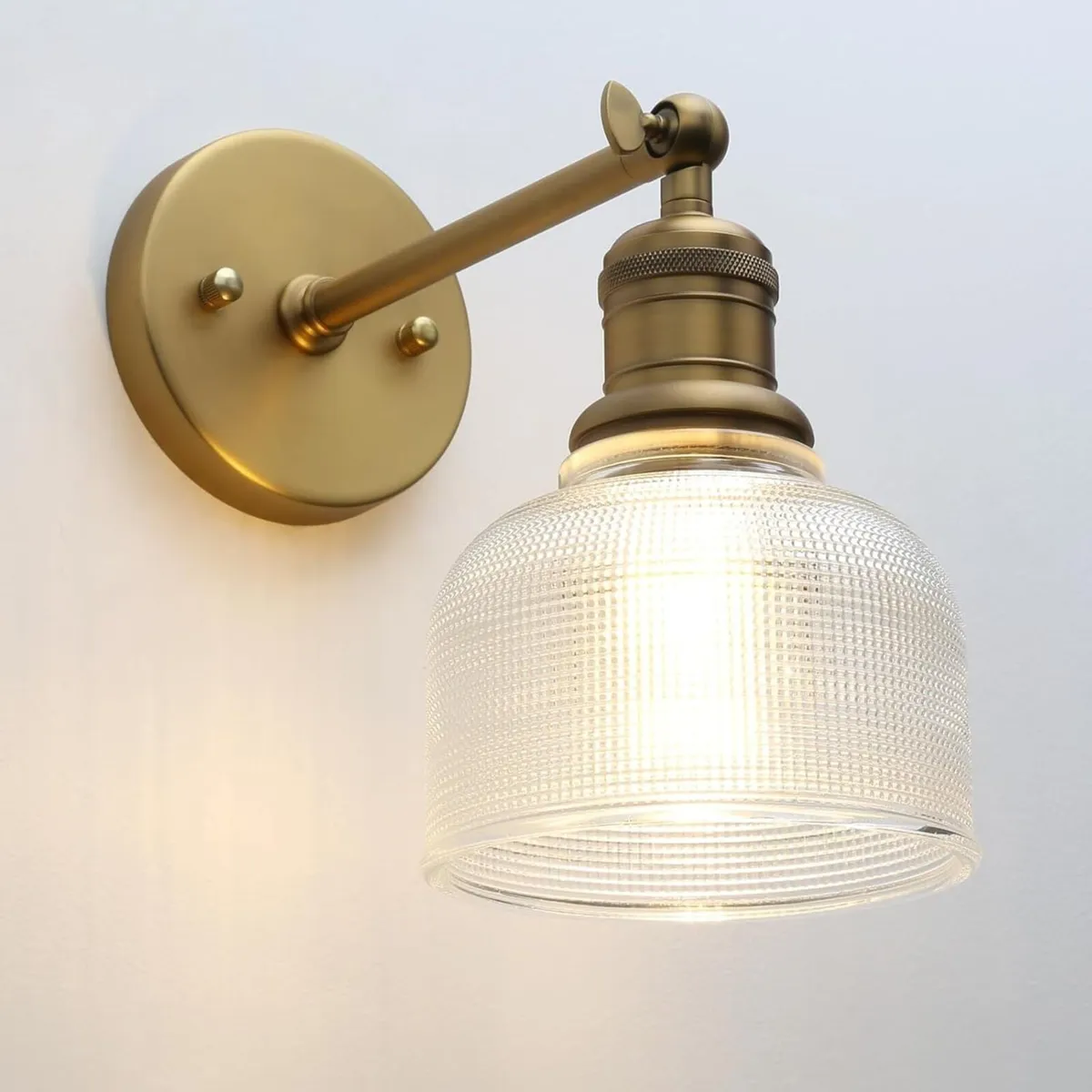 Industrial Striped Texture Glass Sconce Wall - Image 1