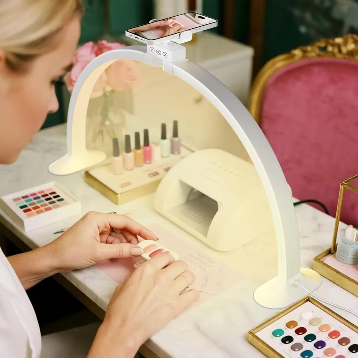 Half Moon Light for Nail Desk 28 Inch 36W - Image 2