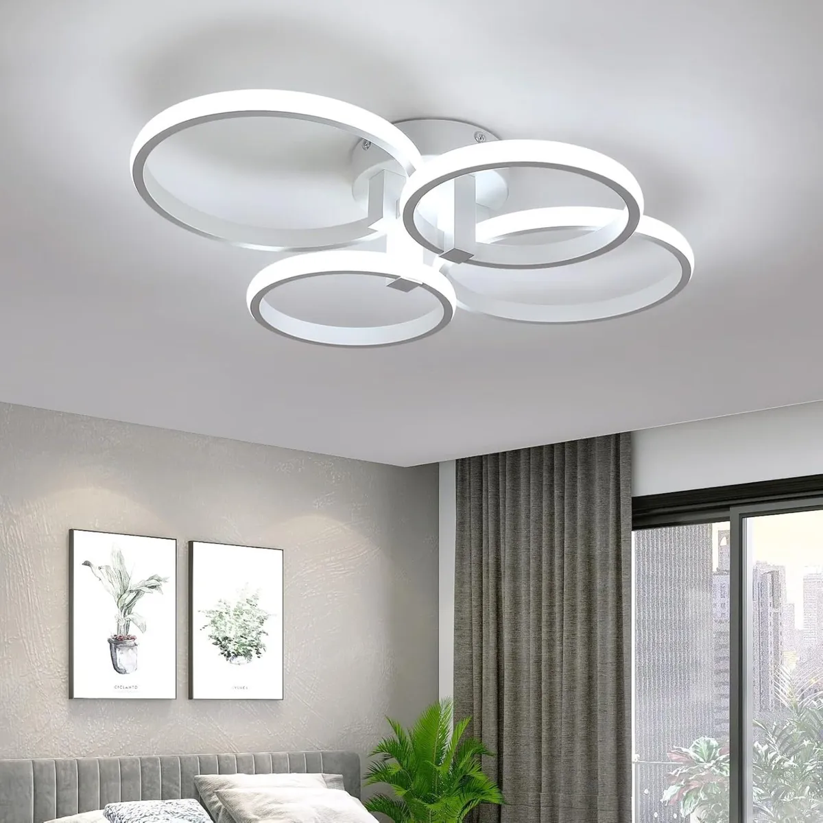 Mordern LED Ceiling Light 56W 6300LM Lights Cool - Image 1