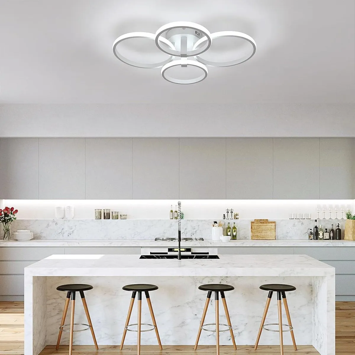 Mordern LED Ceiling Light 56W 6300LM Lights Cool - Image 3