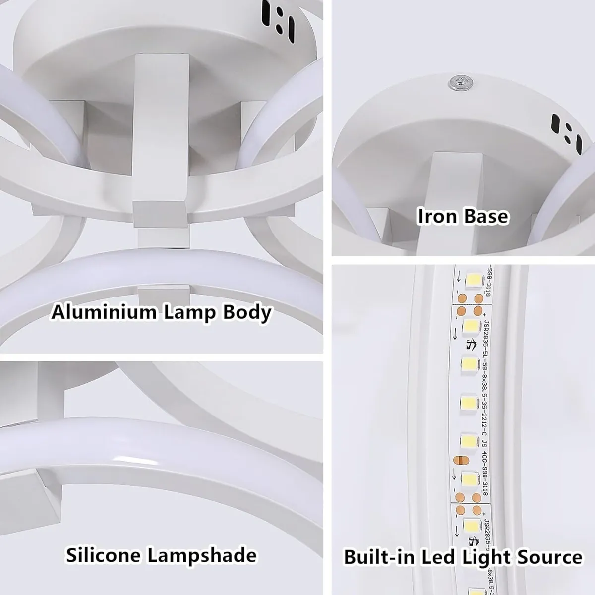 Mordern LED Ceiling Light 56W 6300LM Lights Cool - Image 4