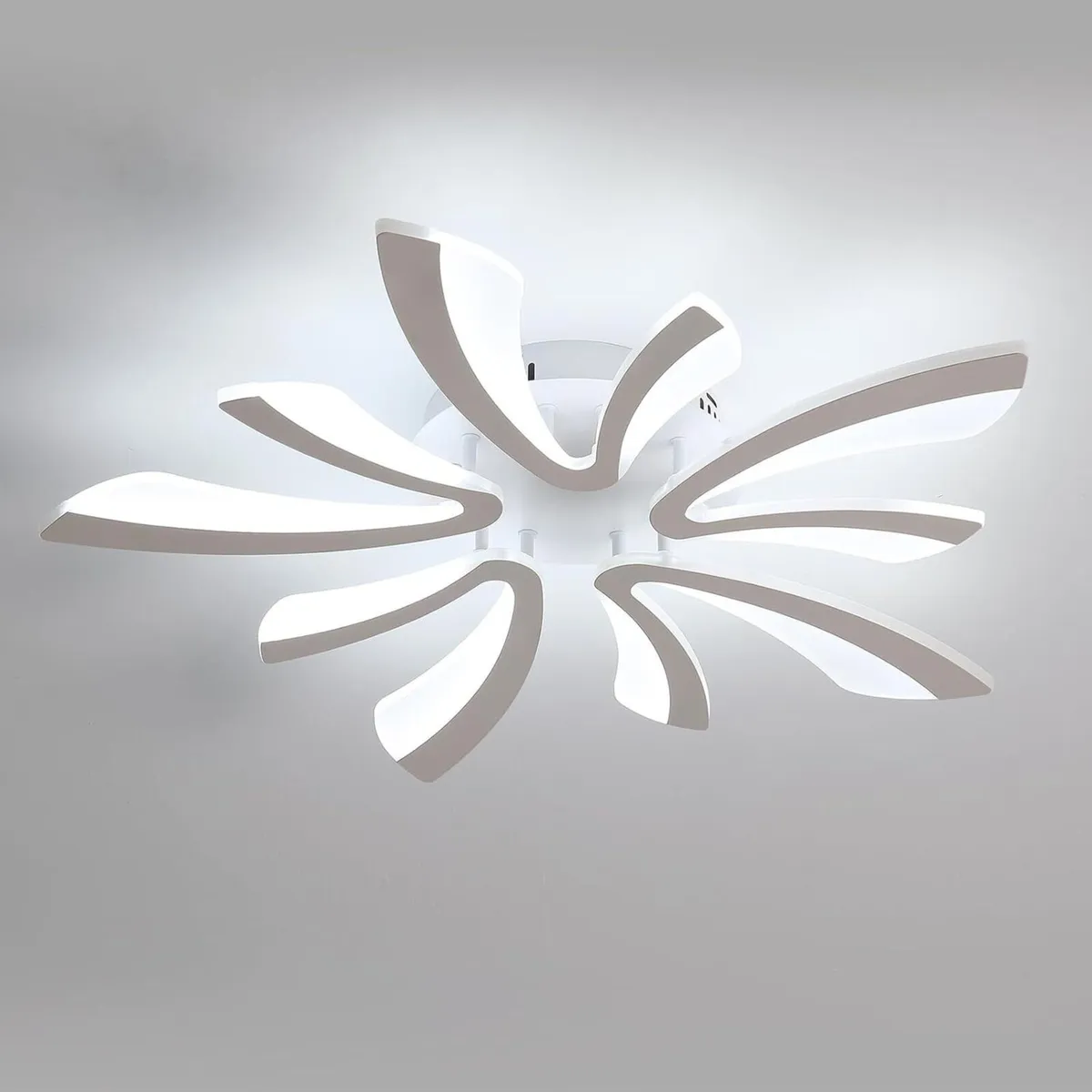 Modern LED Ceiling Lights 50W Creative 5-V Shape - Image 1