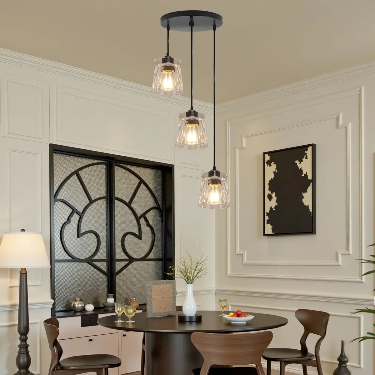 3-Light Modern Chandelier Pendant Ceiling Light - Image 4
