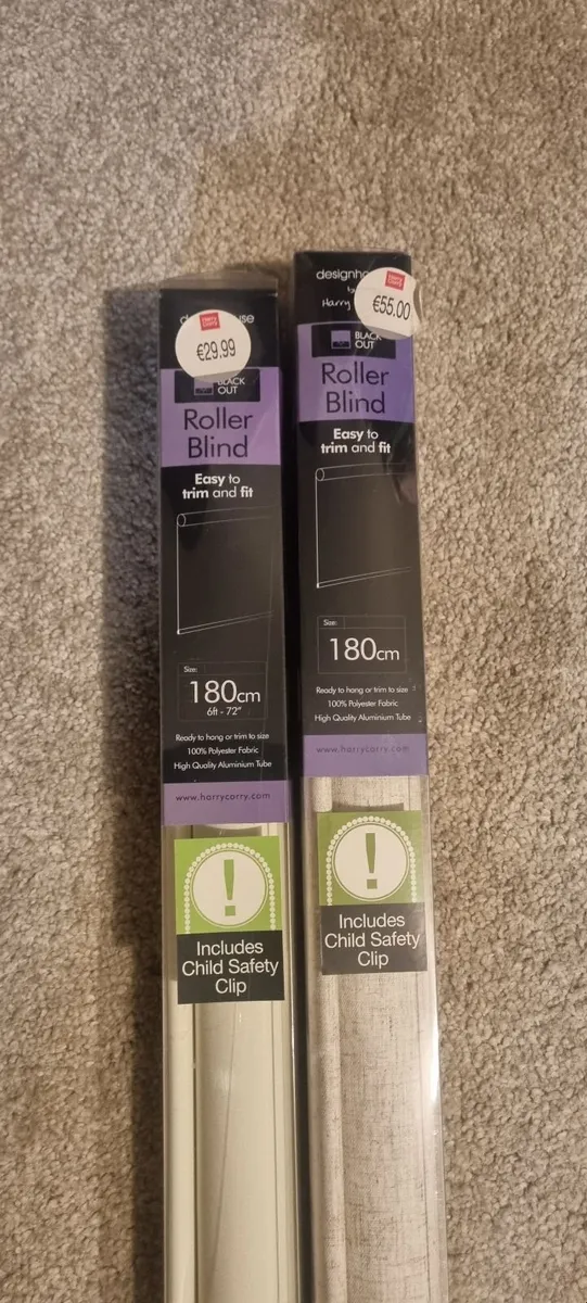 Harry Corry Black Out Blinds - Trim to size - Image 3