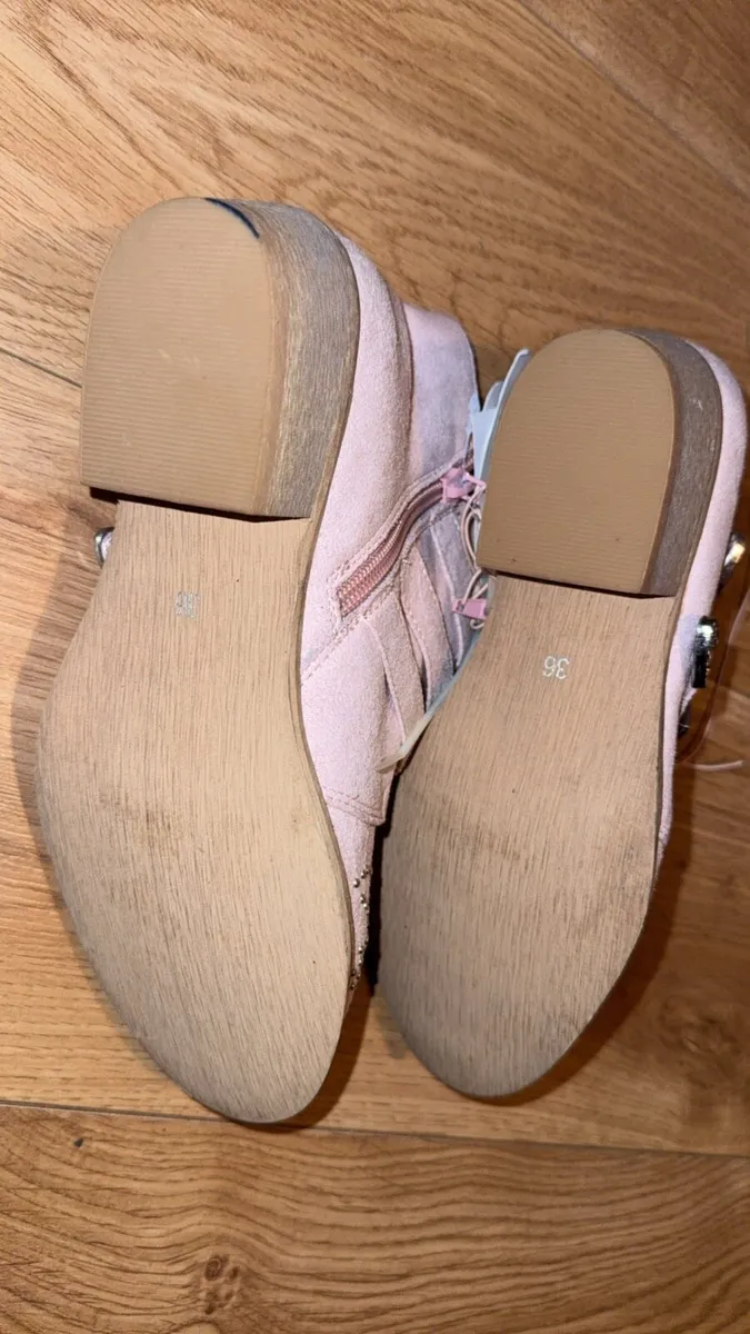 Woman pink boots - Image 4