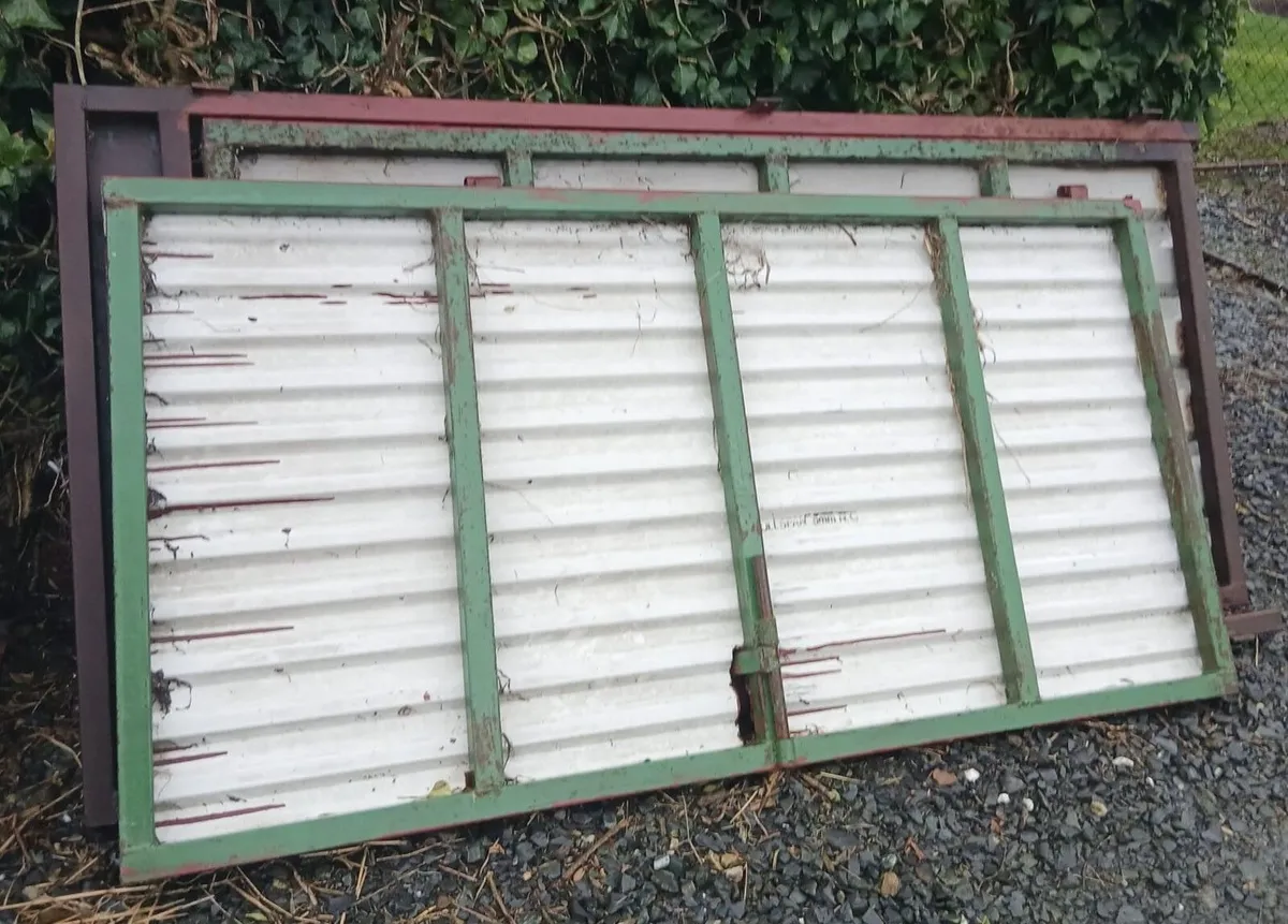 Gates, Second hand galvenize, Sheeted Doors - Image 1