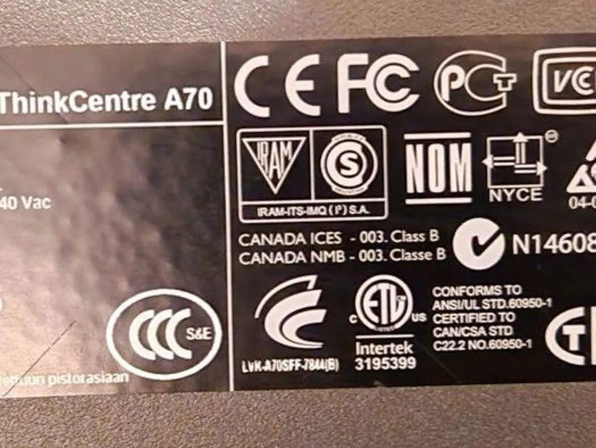 Lenovo ThinkCentre Desktop PC, Windows 7 Starter - Image 2