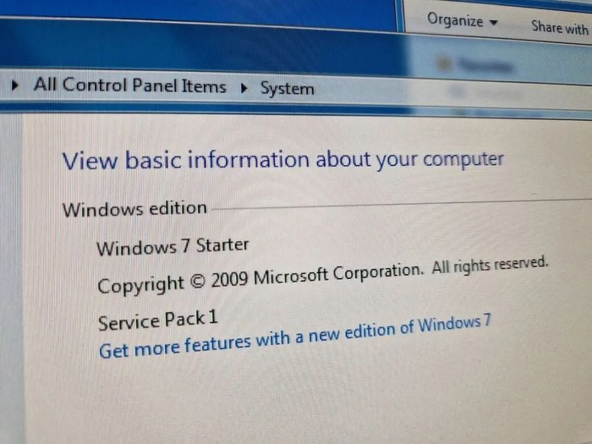 Lenovo ThinkCentre Desktop PC, Windows 7 Starter - Image 4