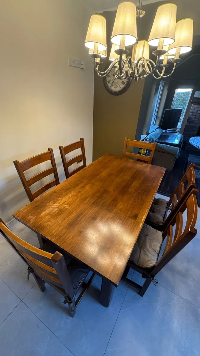 Kitchen Table & 8 chairs - Image 4
