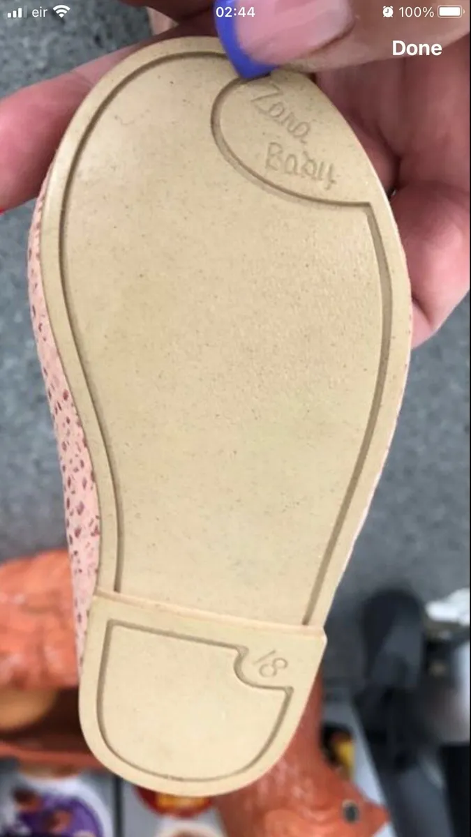 Girls new Zara shoes size 18 €10 - Image 3