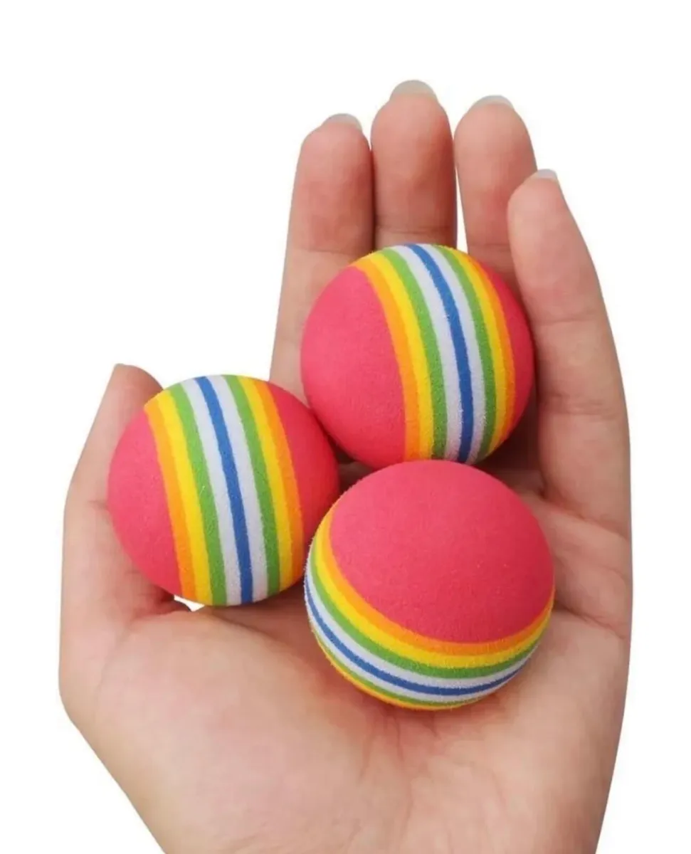 12 x Practice Golf Balls Foam Indoor/Outdoor NEW - Image 3