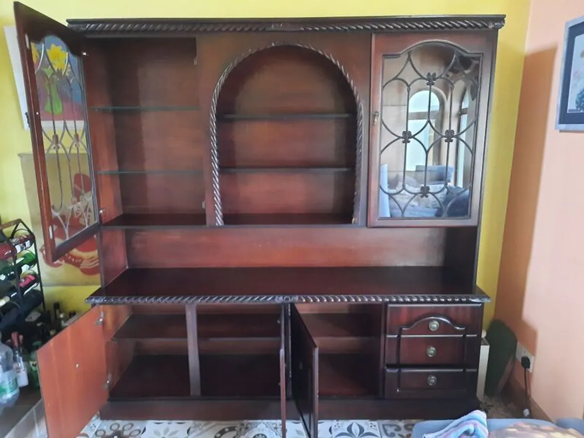 Solid Mahogany Display Cabinet - Image 2