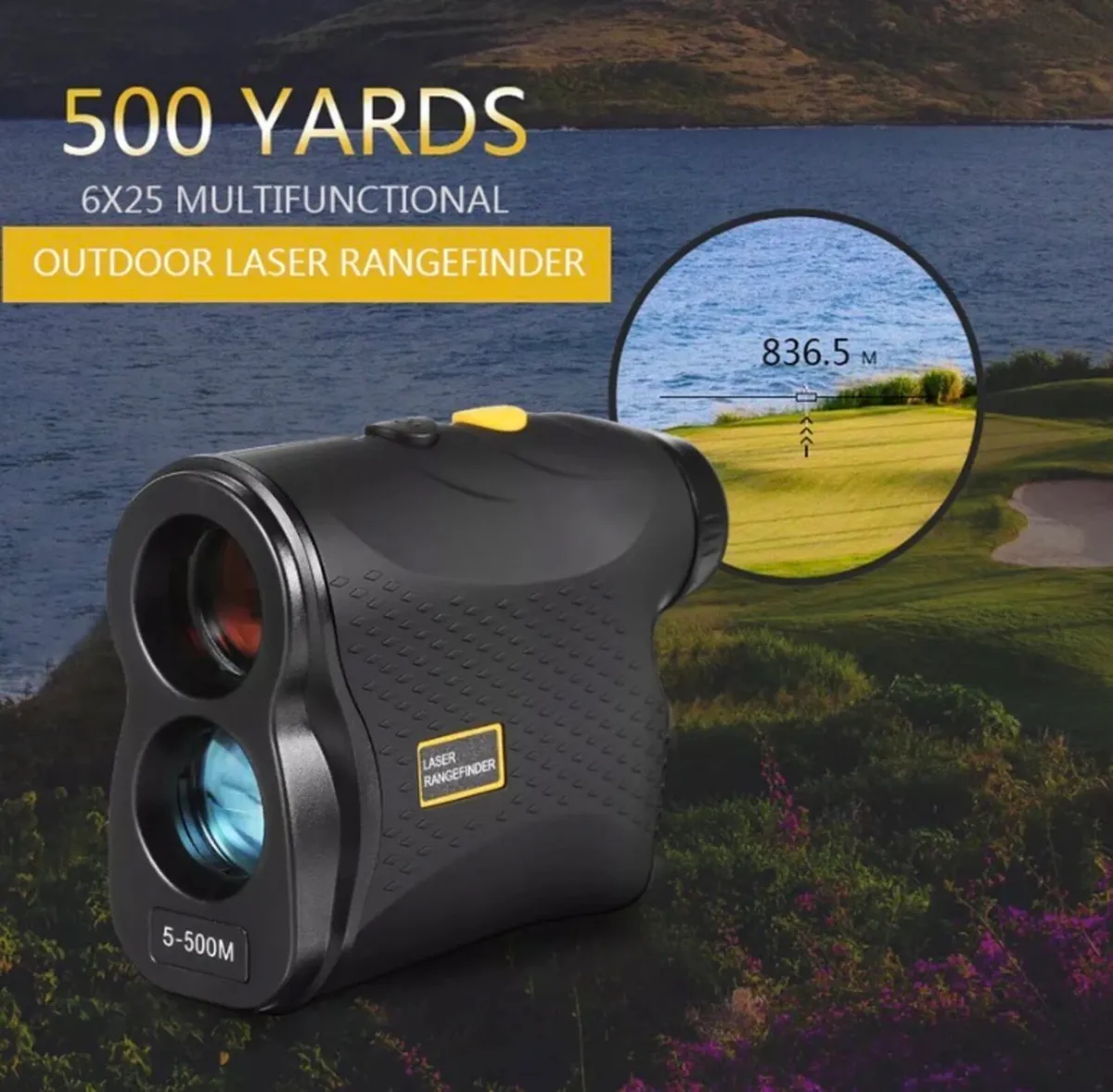 500 Metre Golf Rangefinder Distance Meter NEW - Image 1