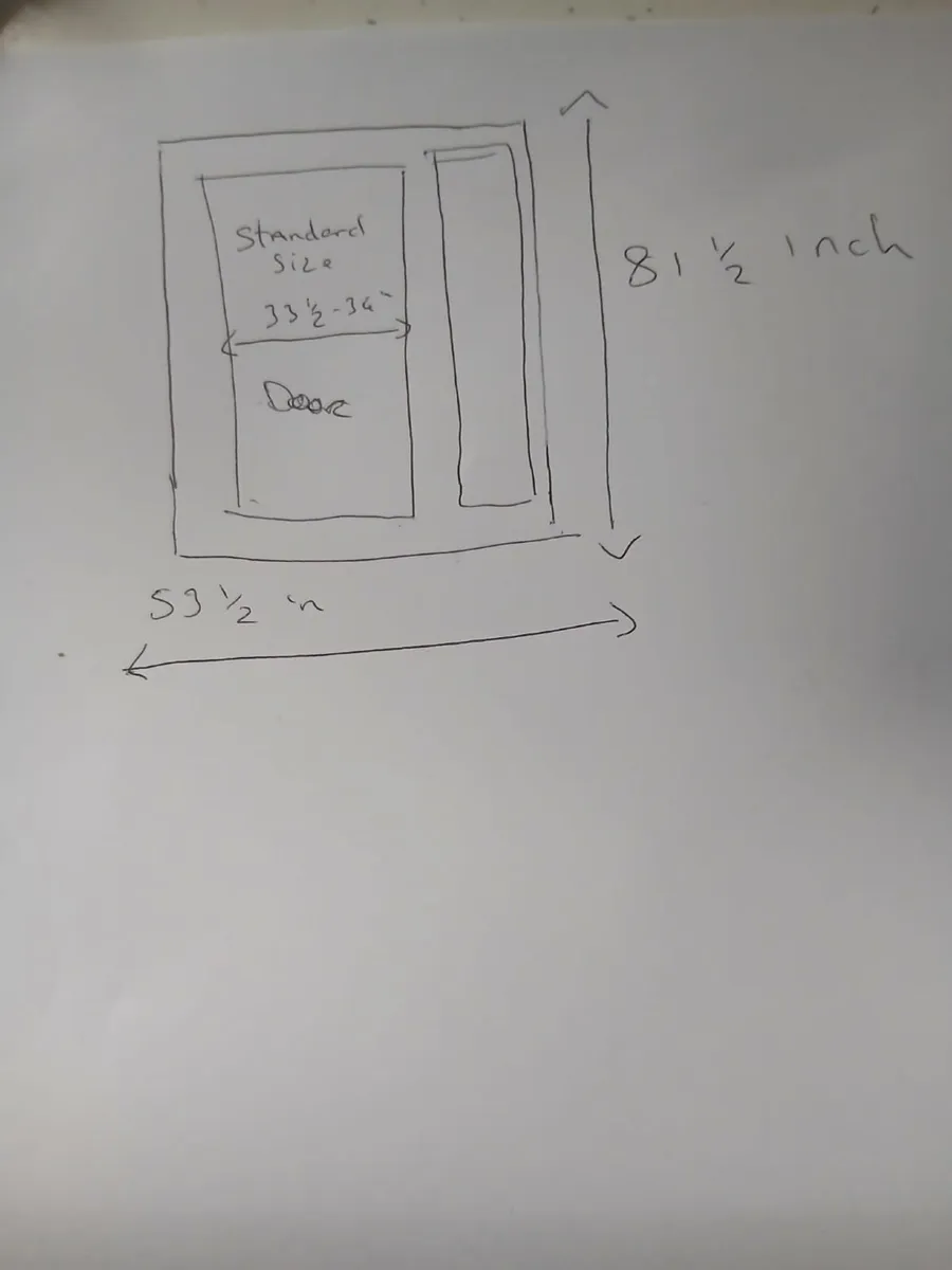 Front door and frame - Image 3