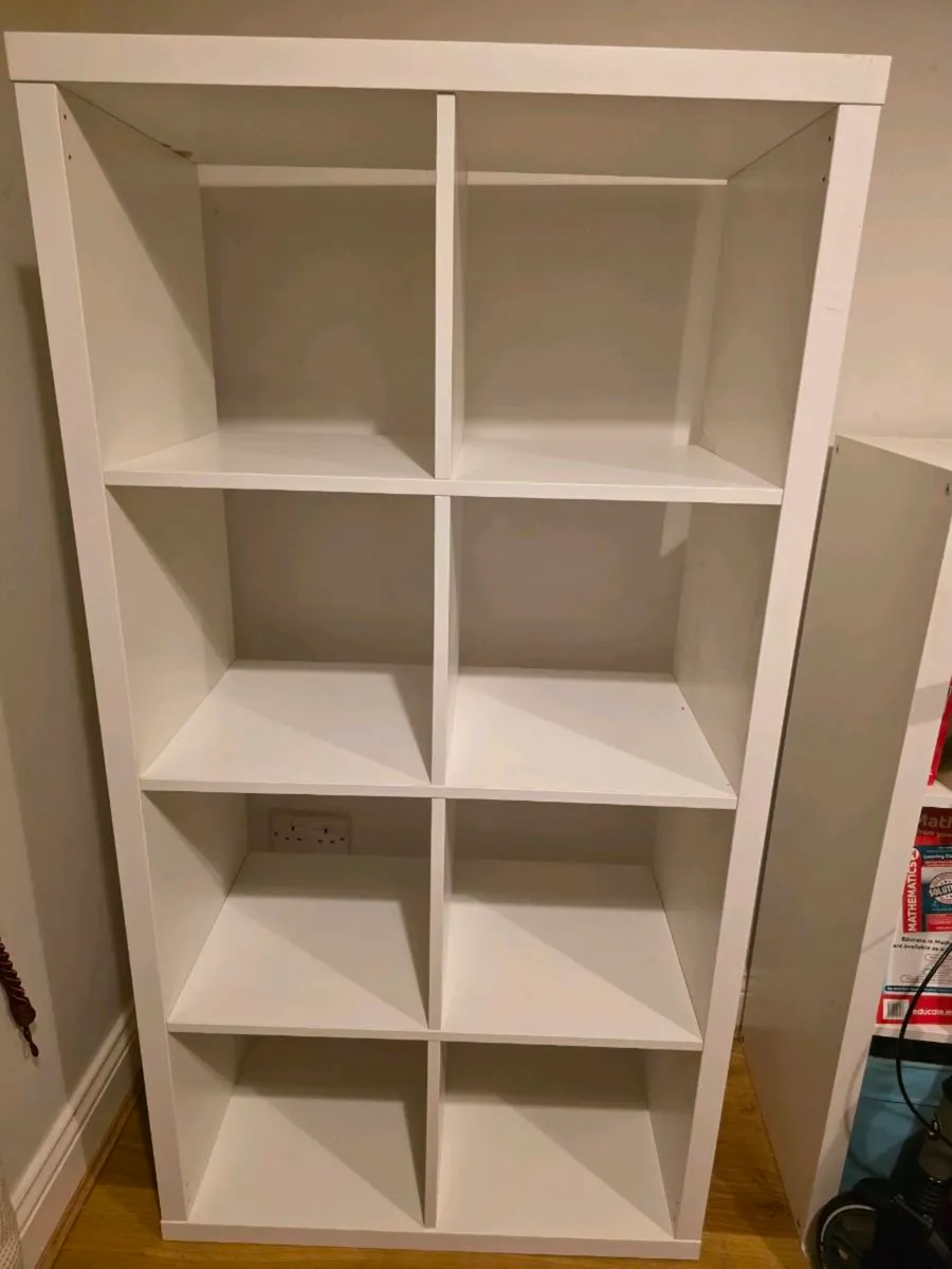 IKEA KALLAX shelving unit in white (77x147cm).
2×4 - Image 2