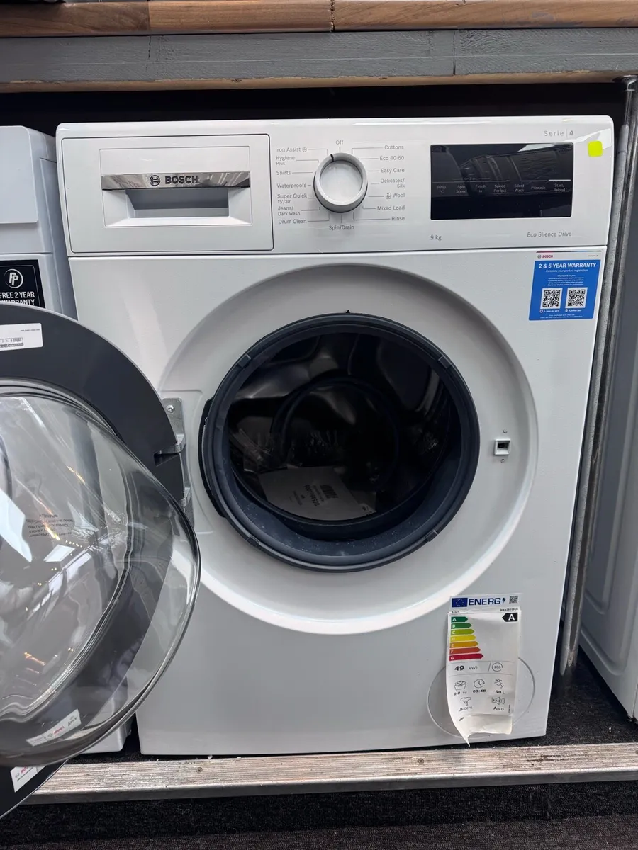 Bosch Series 4 9kg Washing machine (new display) - Image 2