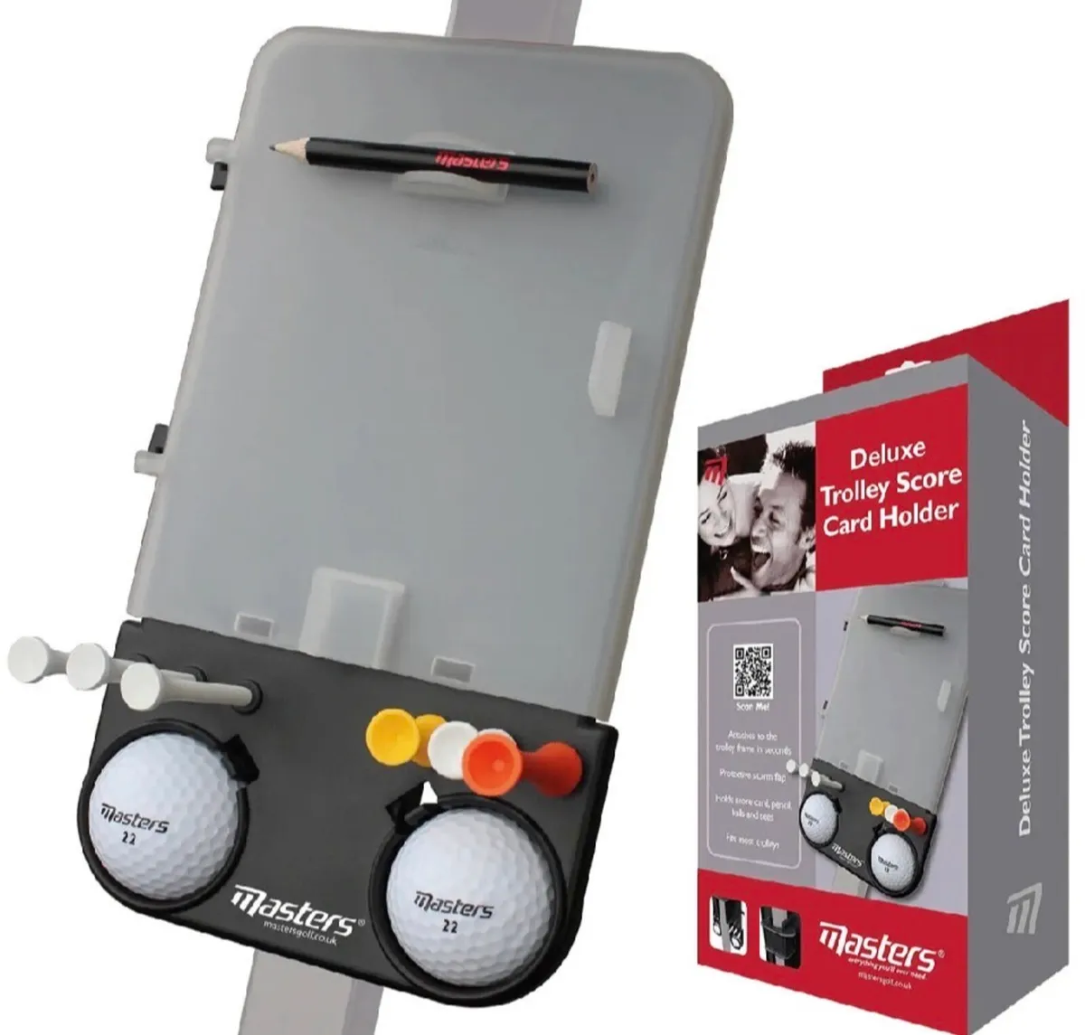 Masters Deluxe Golf Trolley Score Card Holder NEW - Image 3