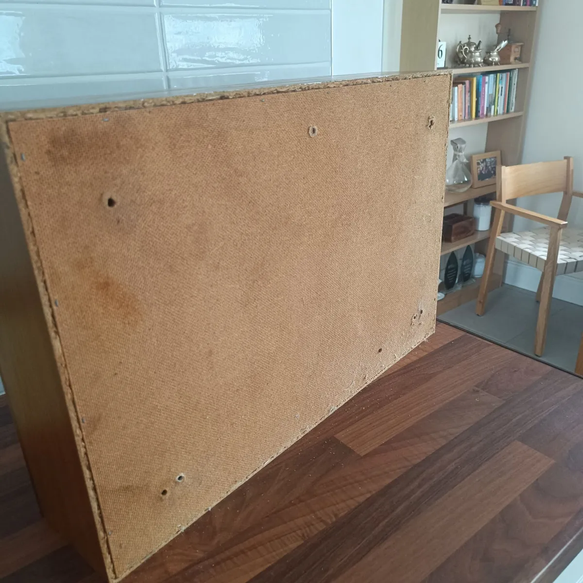 Wooden Mirrored Display Cabinet - Image 3