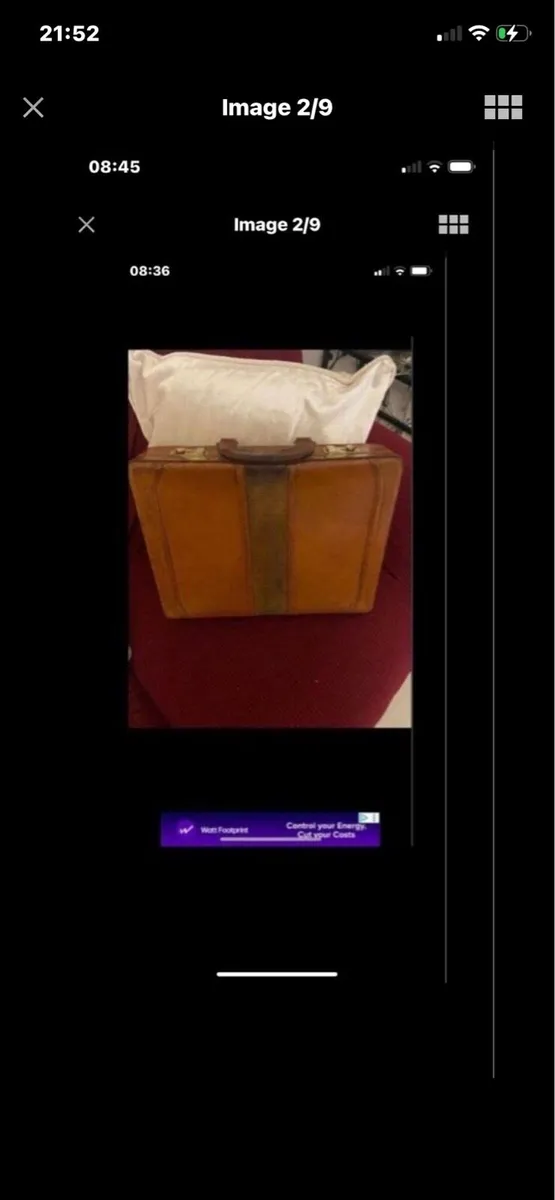 Vintage Leather Briefcase - Image 2