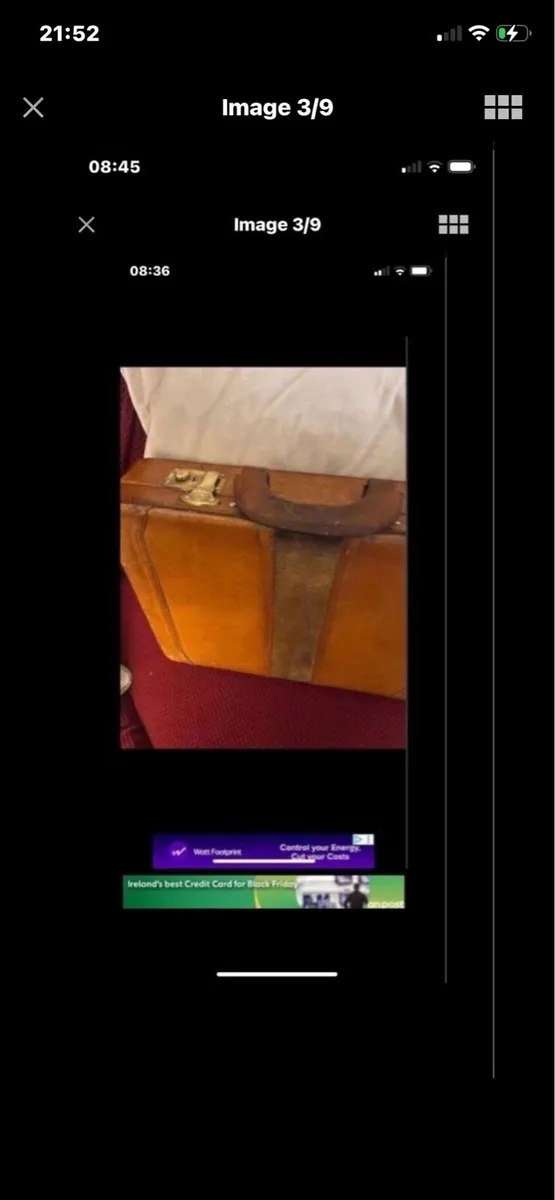 Vintage Leather Briefcase - Image 3