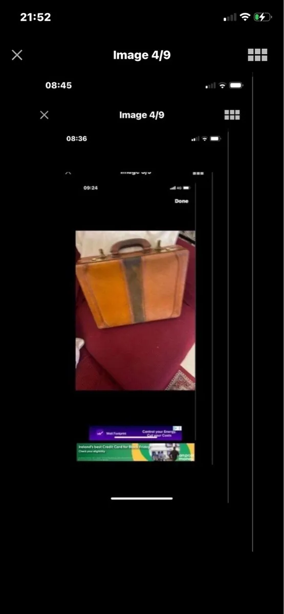 Vintage Leather Briefcase - Image 4