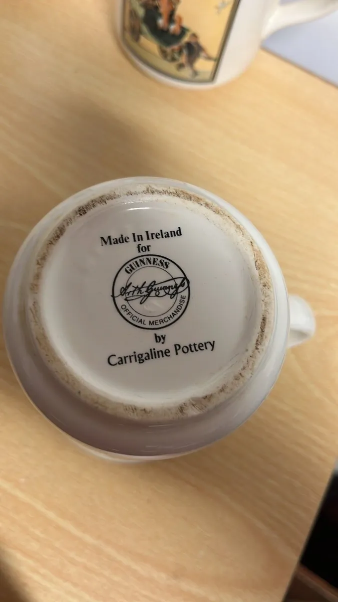 1990s Carrigaline Pottery Guinness Mugs - Image 2
