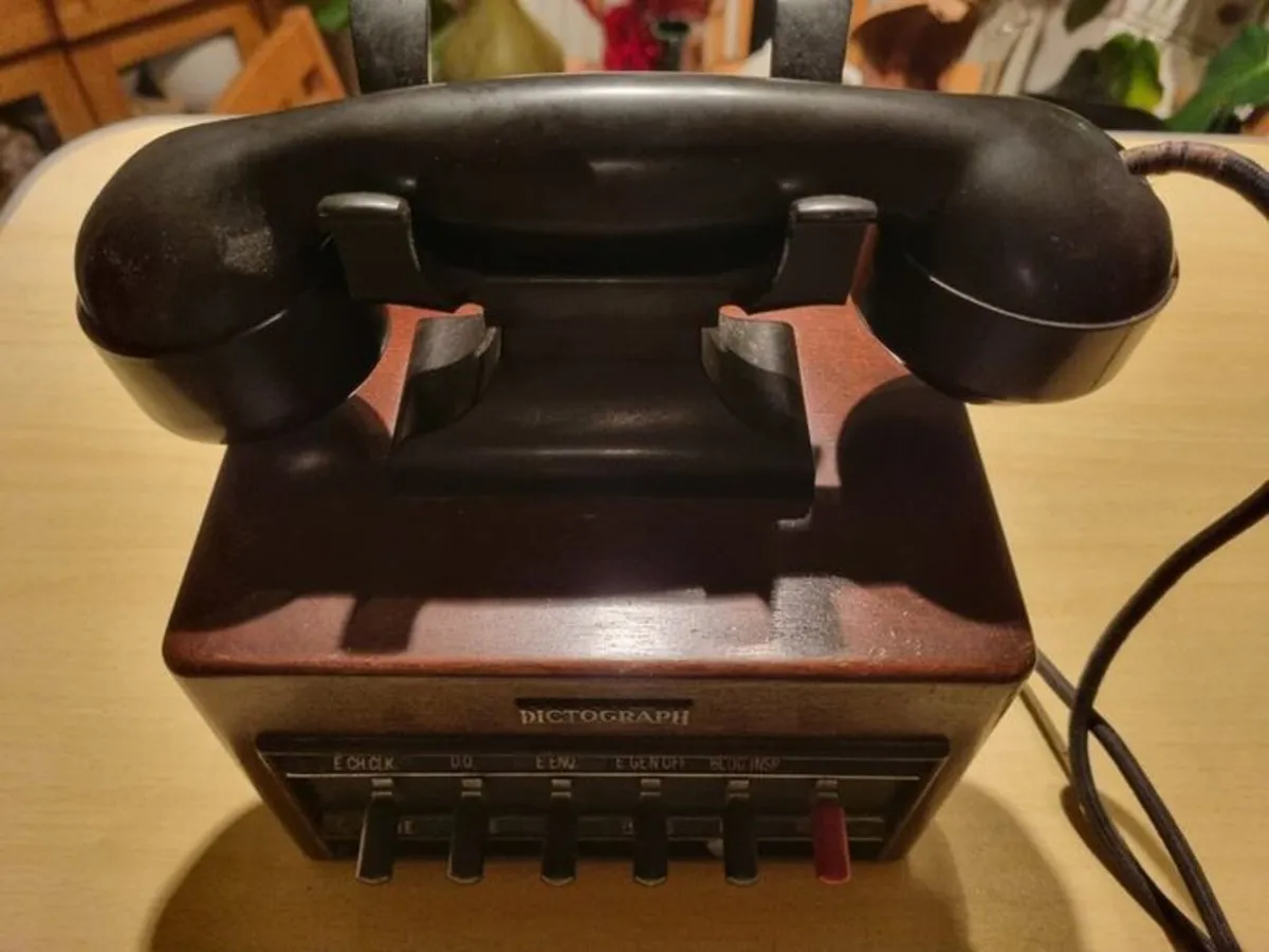 Antique Dictograph Telephone Intercom Substation - Image 4