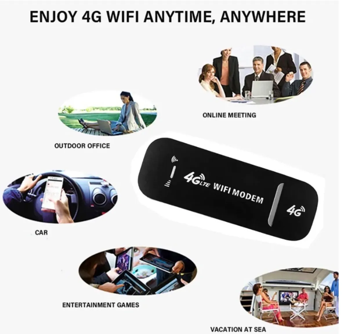 New 4G LTE Unlocked USB Dongle WiFi NEW - Image 2