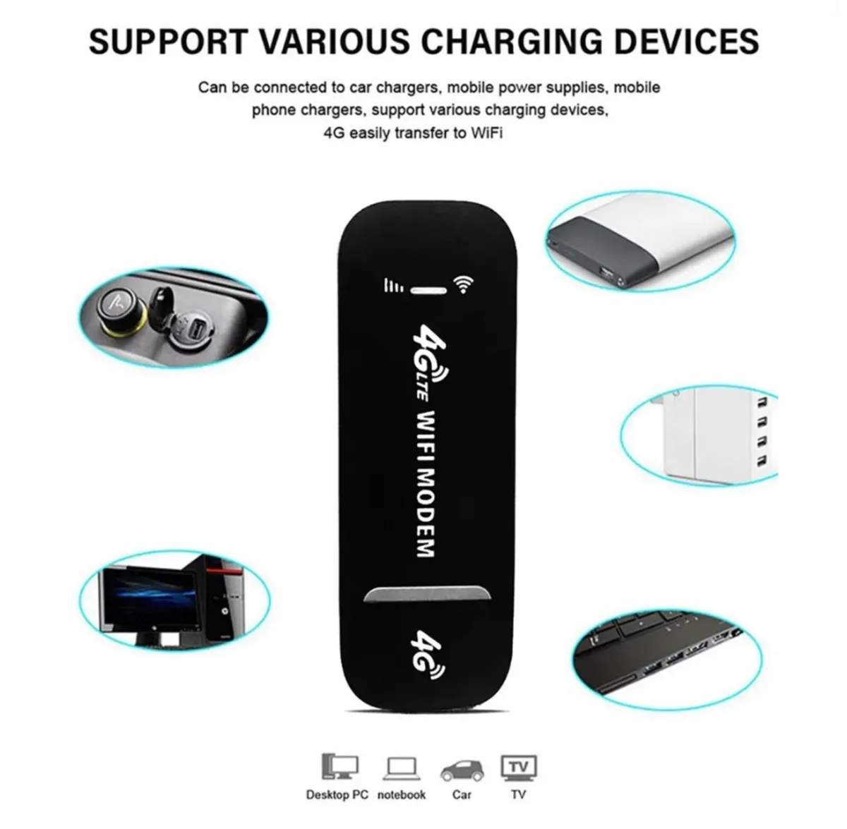 New 4G LTE Unlocked USB Dongle WiFi NEW - Image 4