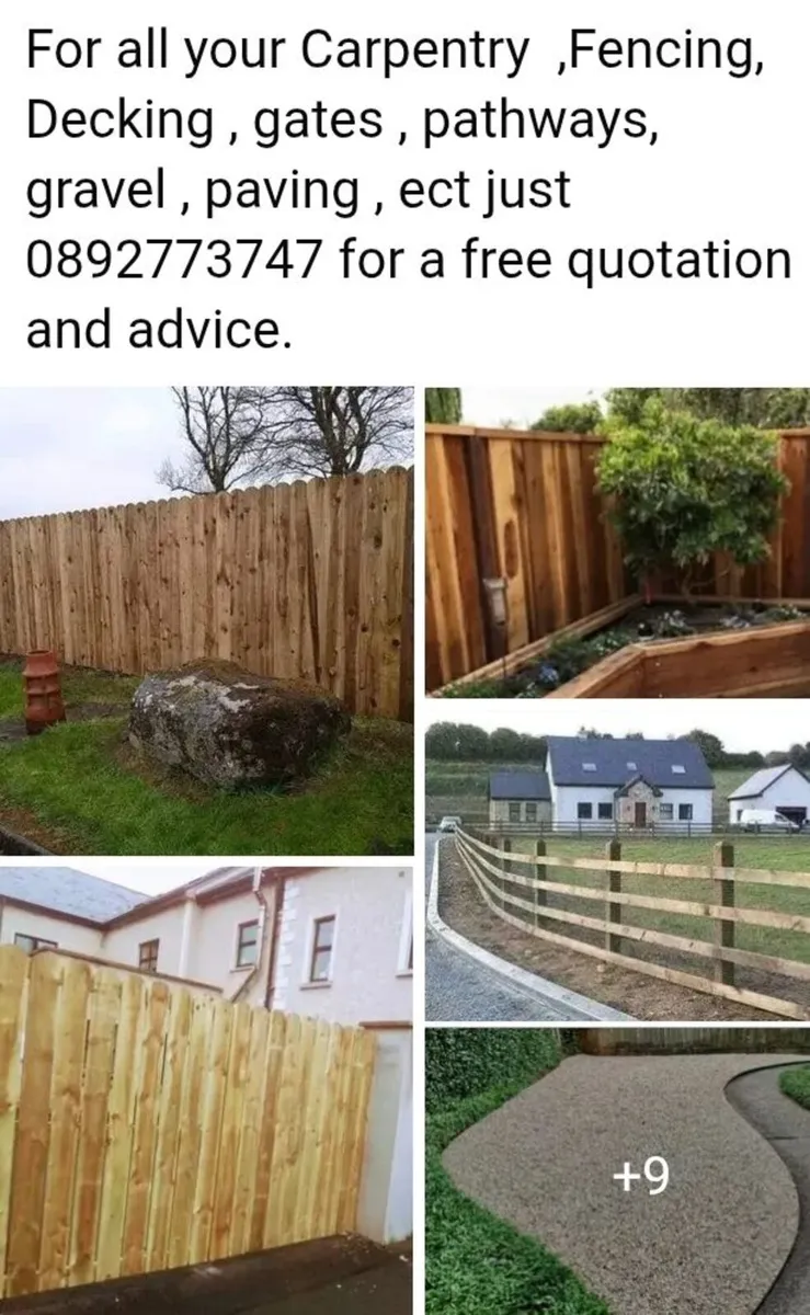 Fencing Carpentry Construction - Image 1