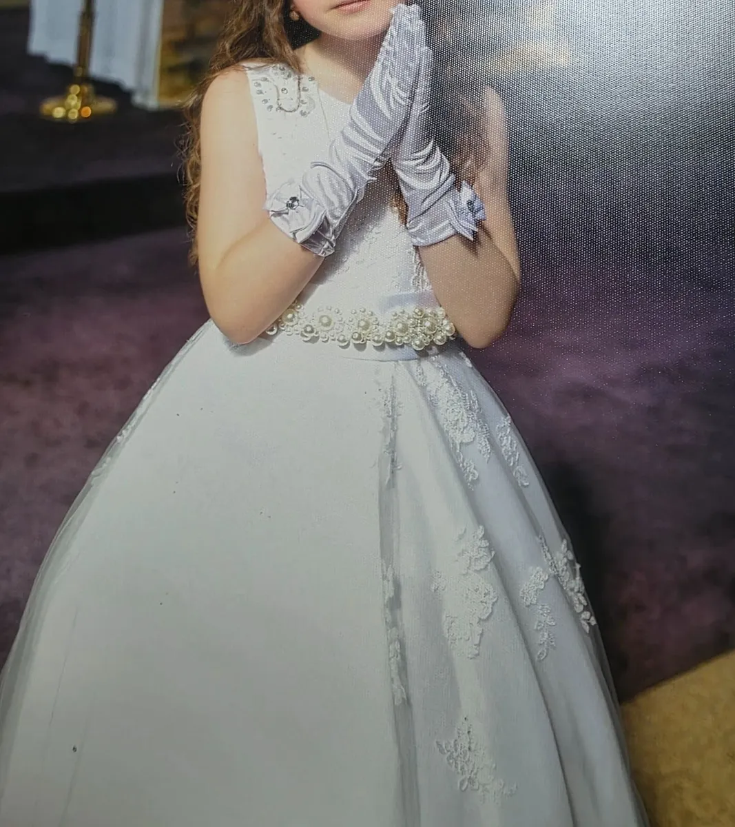 White First Communion Dress - Image 4