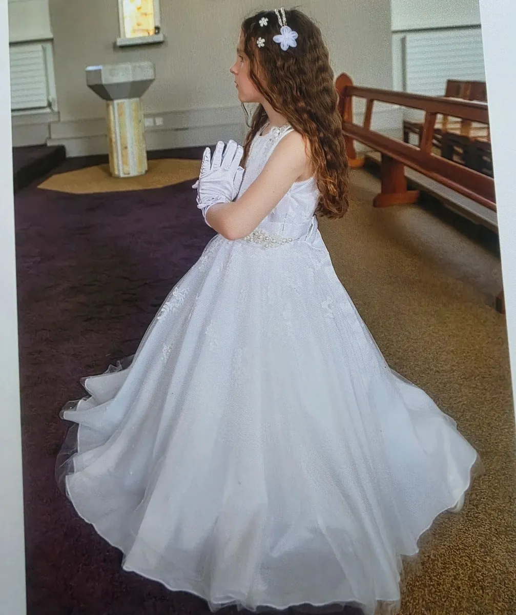 White First Communion Dress - Image 2