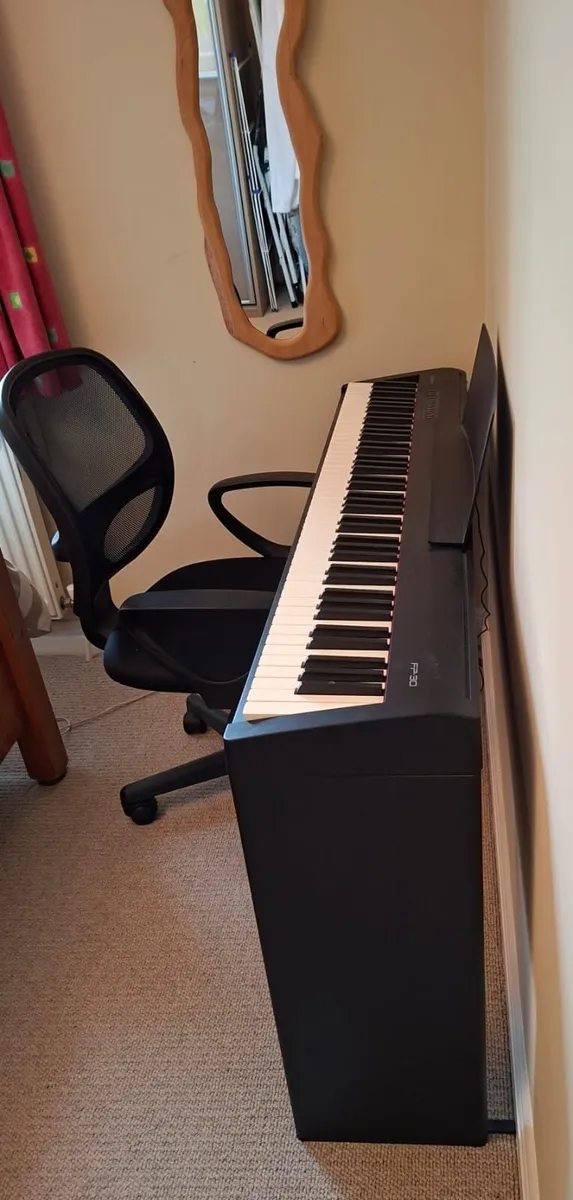 Roland PF-30 Digital Piano, Stand and Chair - Image 1