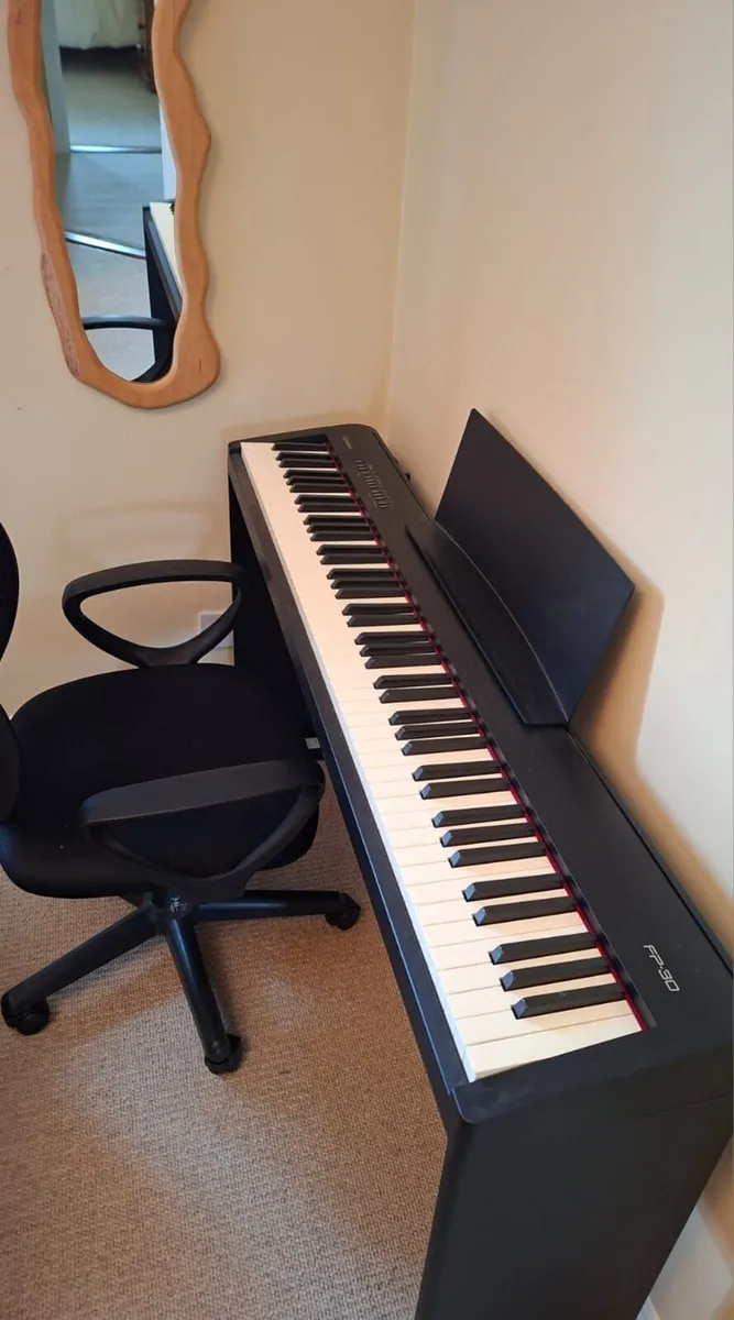 Roland PF-30 Digital Piano, Stand and Chair - Image 2