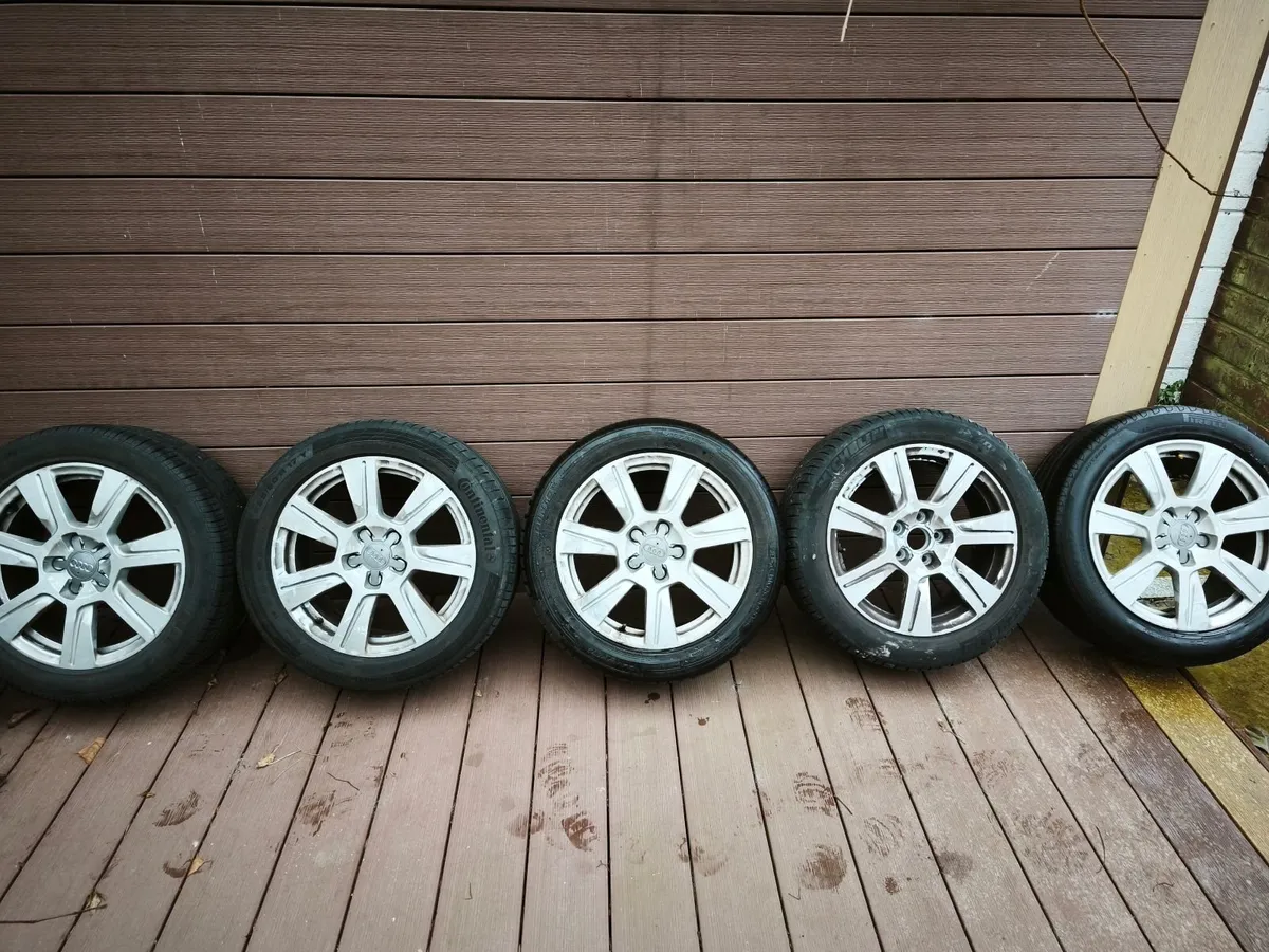 5x112 R17 Audi Alloys 225/50/17 - Image 1