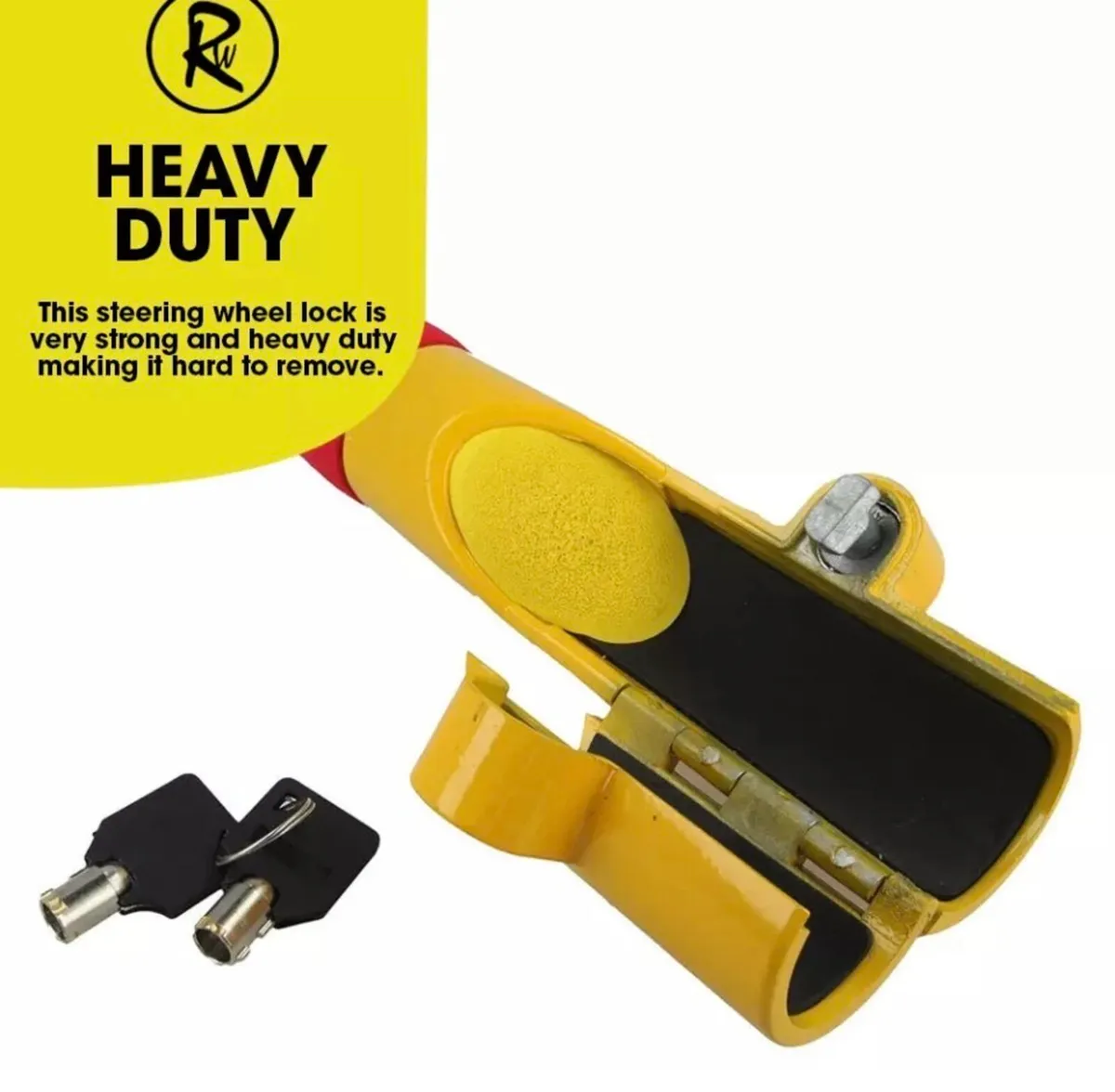 Steering Wheel Lock Heavy Duty Baseball Bat NEW - Image 3