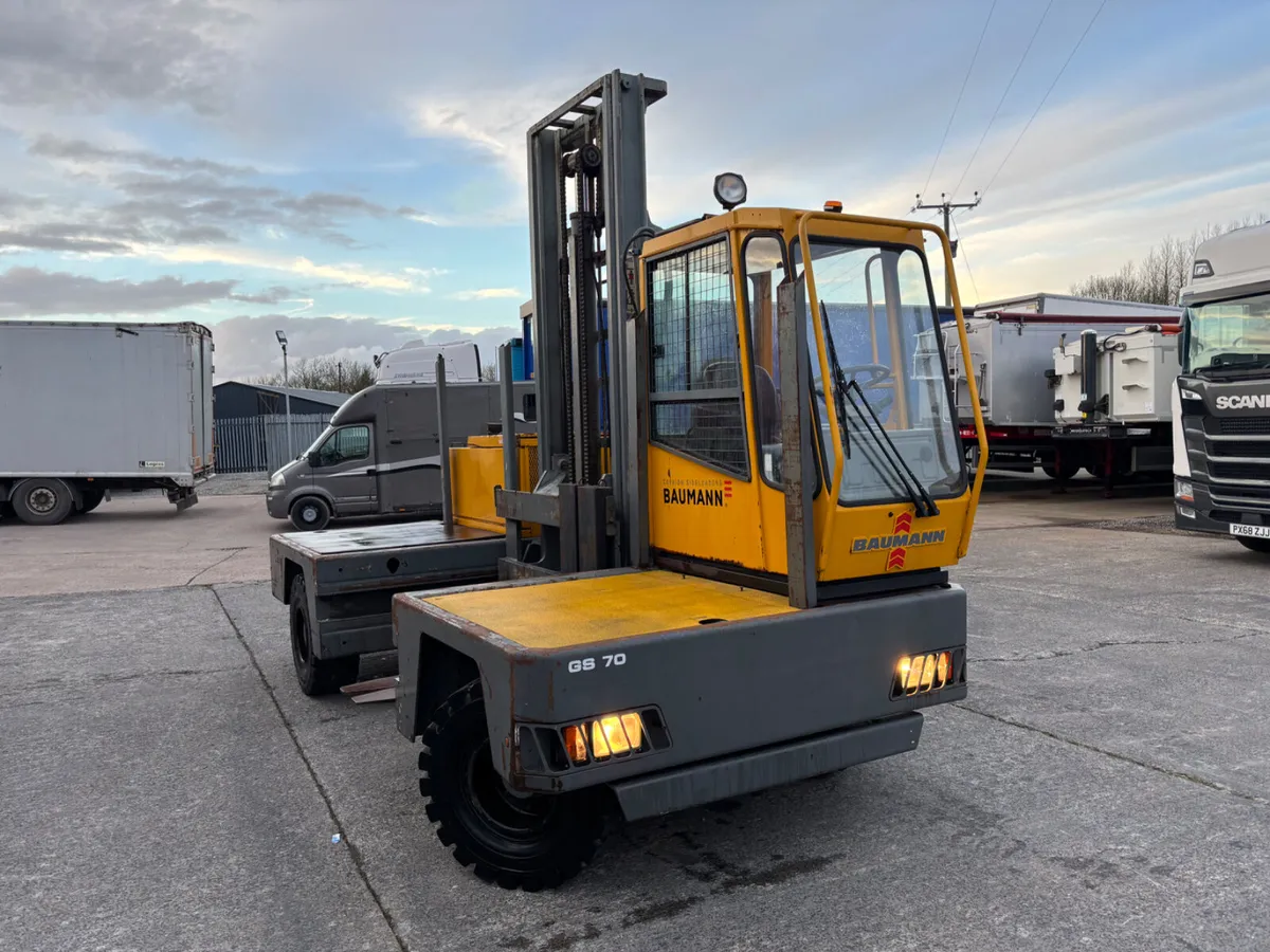 7 Ton  BAUMANN  Side loading forklift Low Hrs - Image 1